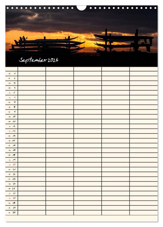 Produktbild: Noch mehr F&ouml;hrweh Familienplaner (Wandkalender 2026 DIN A3 hoch), CALVENDO Monatskalender