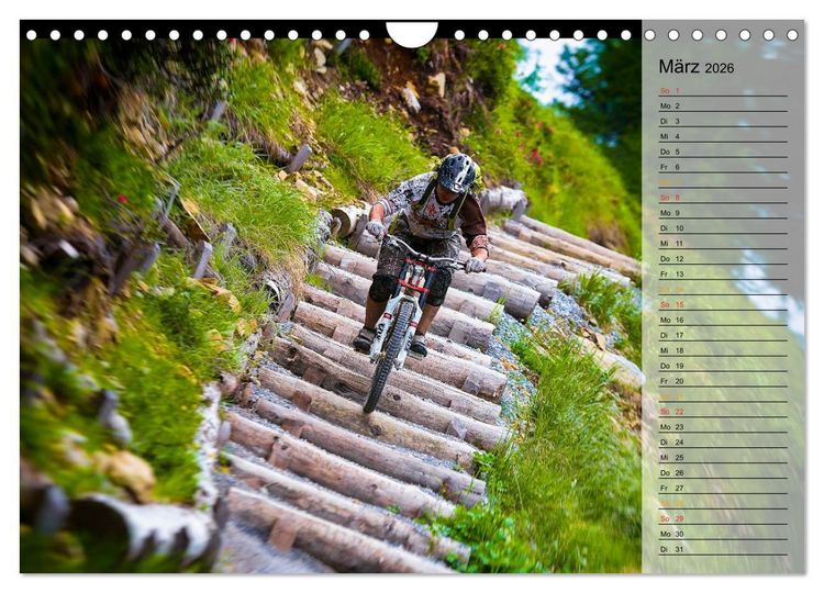 Produktbild: Downhill Moments (Wandkalender 2026 DIN A4 quer), CALVENDO Monatskalender