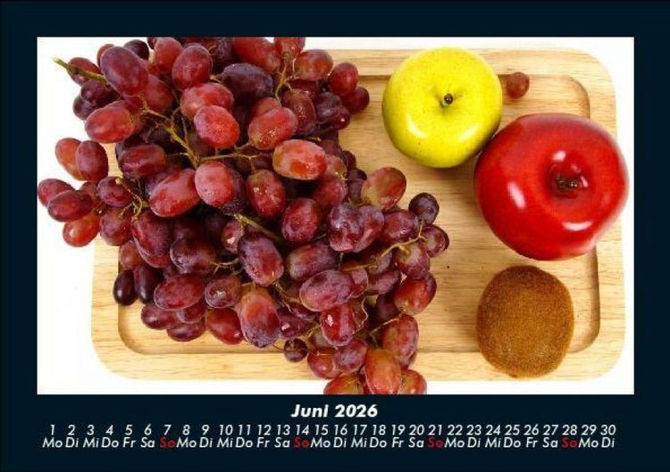 Produktbild: Obstkalender 2026 Fotokalender DIN A5