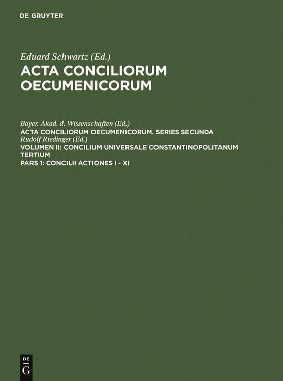 Produktbild: Concilii Actiones I - XI