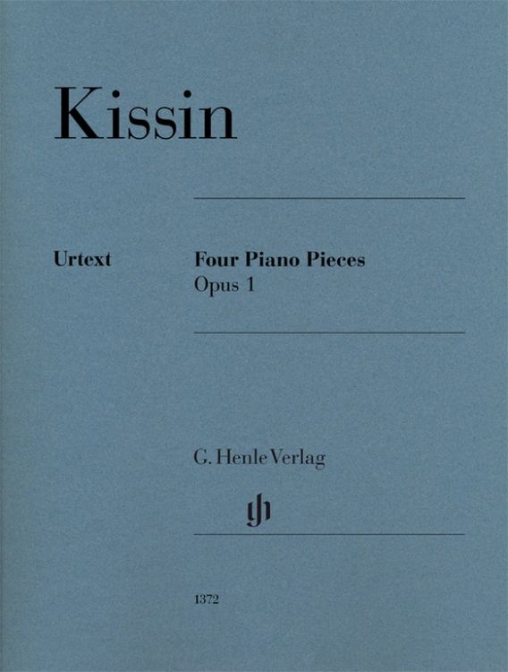 Produktbild: Evgeny Kissin - Four Piano Pieces op. 1