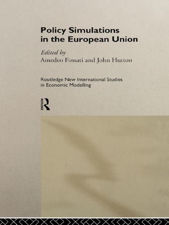 Produktbild: Policy Simulations in the European Union