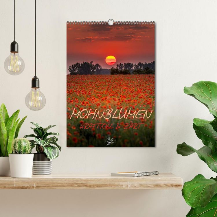 Produktbild: Mohnblumen - kraftvoll und zart (Wandkalender 2026 DIN A3 hoch), CALVENDO Monatskalender