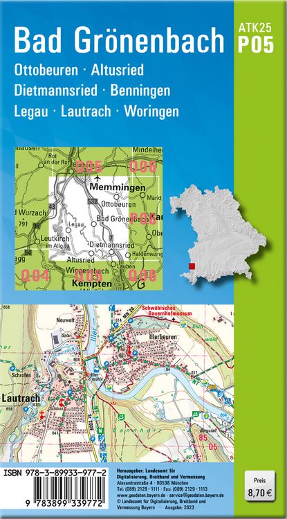 Produktbild: ATK25-P05 Bad Gr&ouml;nenbach (Amtliche Topographische Karte 1:25000)