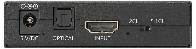 Produktbild: SpeaKa Professional SP-HDS-300 2 Port HDMI-Splitter Ultra HD-f&auml;hig, mit eingebautem Konverter, mit Audio-Ports 3480 x 2160 Pixel Schwarz