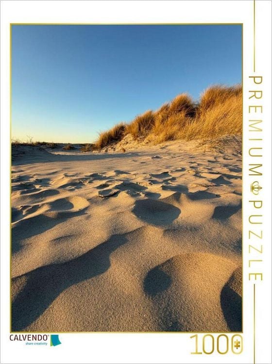 Produktbild: CALVENDO Puzzle Windspuren am Strand von Sankt Peter-Ording | 1000 Teile Lege-Gr&ouml;&szlig;e 64x48cm Foto-Puzzle f&uuml;r gl&uuml;ckliche Stunden