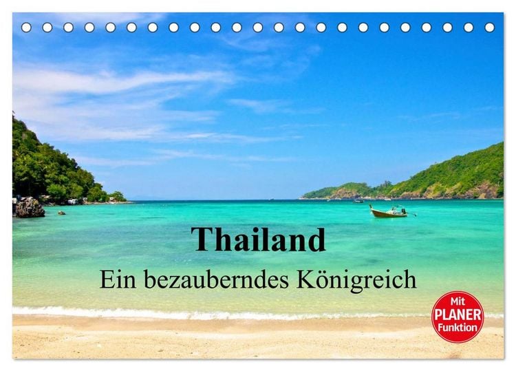 Produktbild: Thailand - Ein bezauberndes K&ouml;nigreich (Tischkalender 2026 DIN A5 quer), CALVENDO Monatskalender