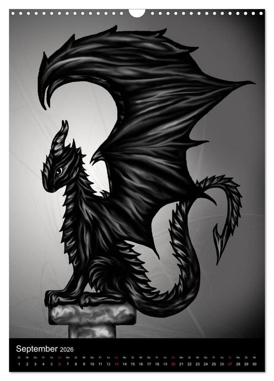 Produktbild: Drachen (Wandkalender 2026 DIN A3 hoch), CALVENDO Monatskalender