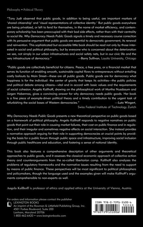 Produktbild: Why Democracy Needs Public Goods
