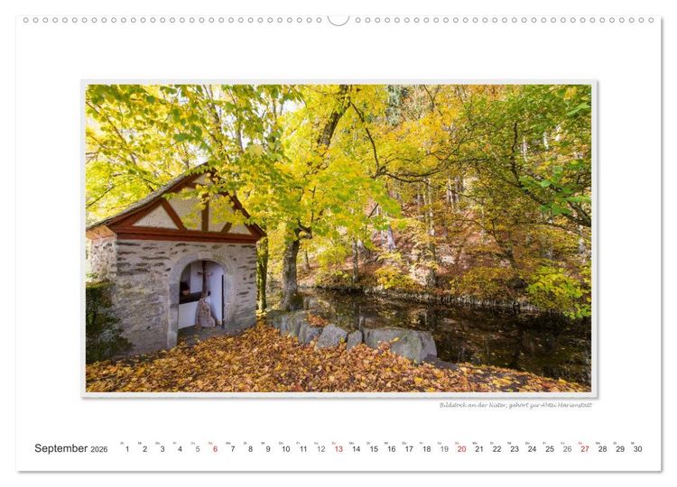 Produktbild: Emotionale Momente: Abtei Marienstatt im Westerwald (Wandkalender 2026 DIN A2 quer), CALVENDO Monatskalender