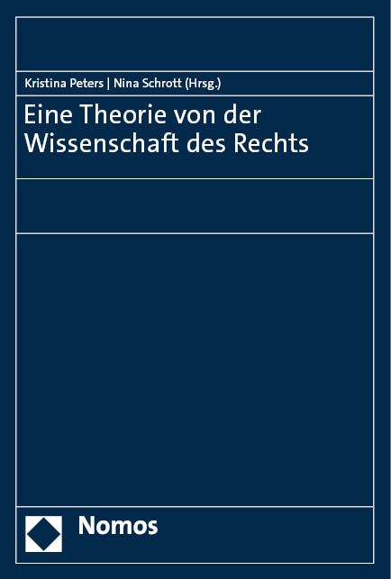 Produktbild: Eine Theorie von der Wissenschaft des Rechts