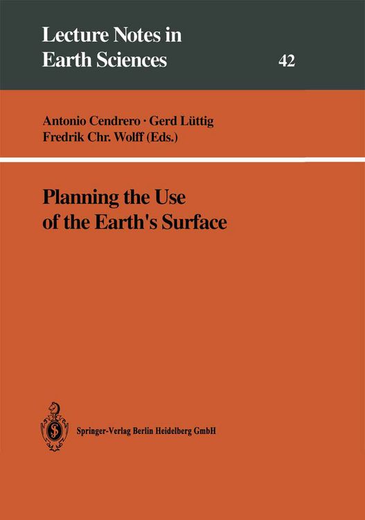 Produktbild: Planning the Use of the Earth&rsquo;s Surface