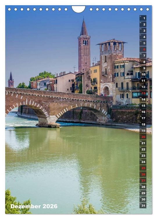 Produktbild: VERONA Bildsch&ouml;ne Altstadt (Wandkalender 2026 DIN A4 hoch), CALVENDO Monatskalender