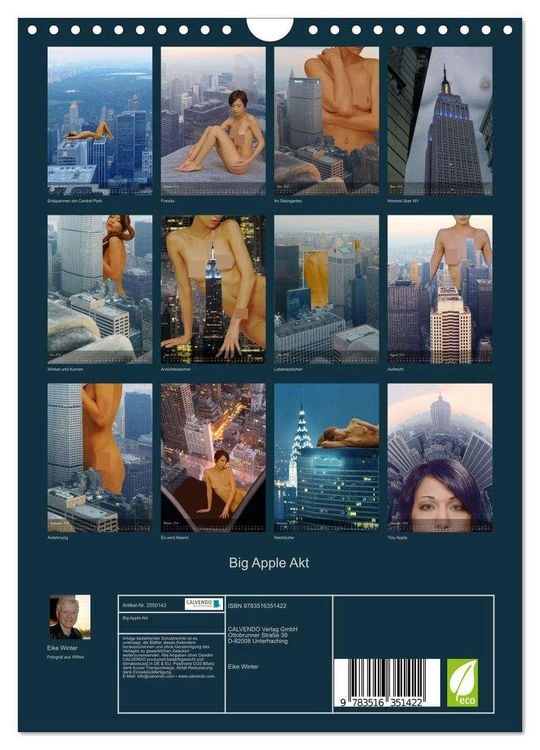 Produktbild: Big Apple Akt (Wandkalender 2026 DIN A4 hoch), CALVENDO Monatskalender