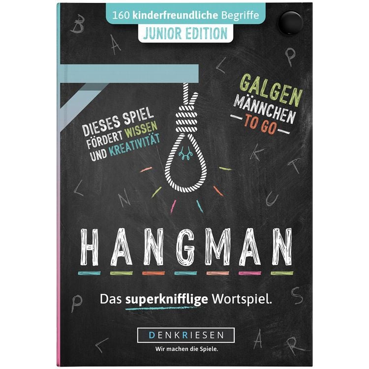 Produktbild: DENKRIESEN - HANGMAN&reg; - JUNIOR EDITION "Galgenm&auml;nnchen TO GO"