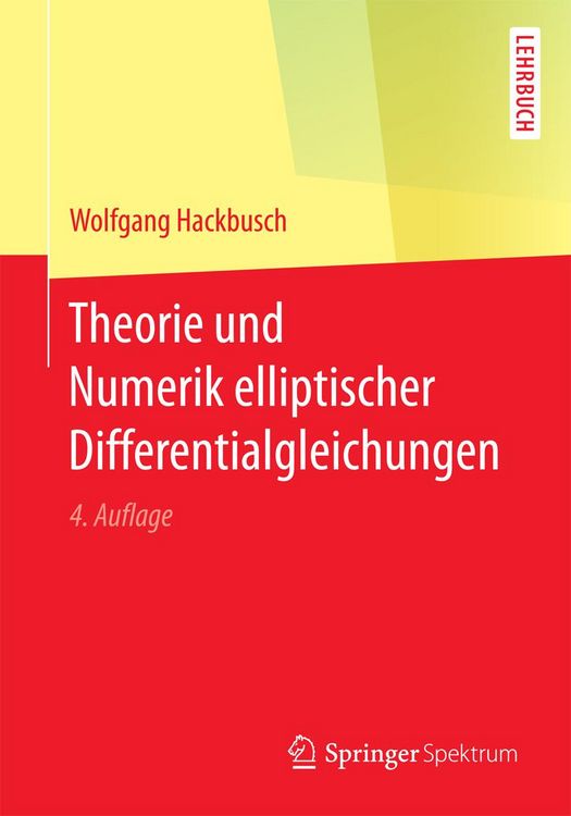 Produktbild: Theorie und Numerik elliptischer Differentialgleichungen