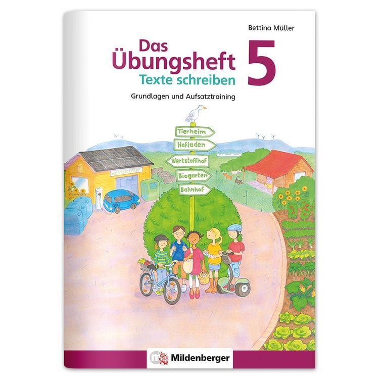 Produktbild: Das &Uuml;bungsheft Texte schreiben 5