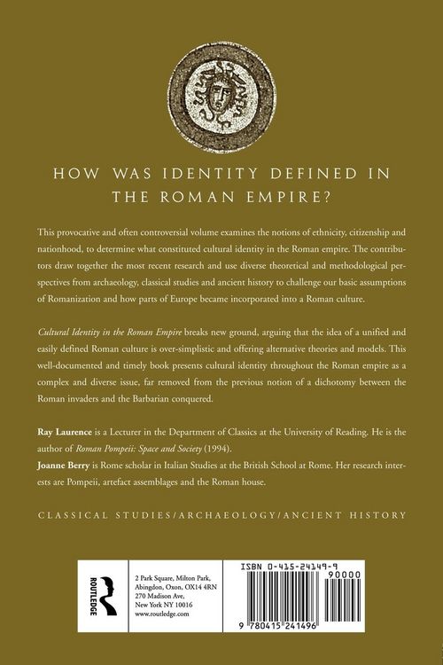 Produktbild: Cultural Identity in the Roman Empire