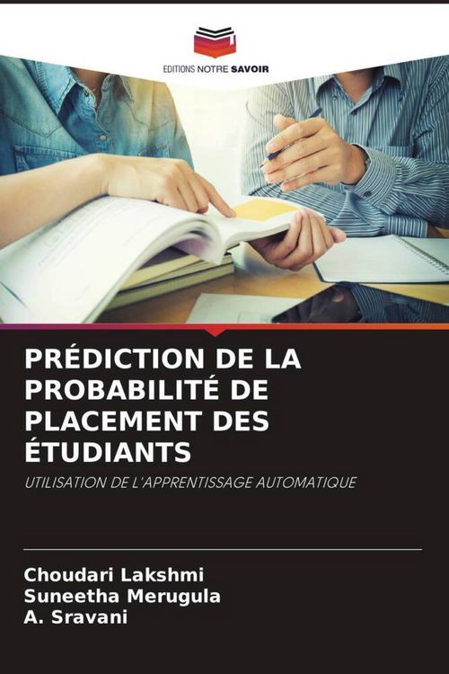 Produktbild: Pr&eacute;diction De La Probabilit&eacute; De Placement des &Eacute;tudiants