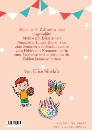Produktbild: Malen nach Zahlen f&uuml;r kinder ab 3 Jahre