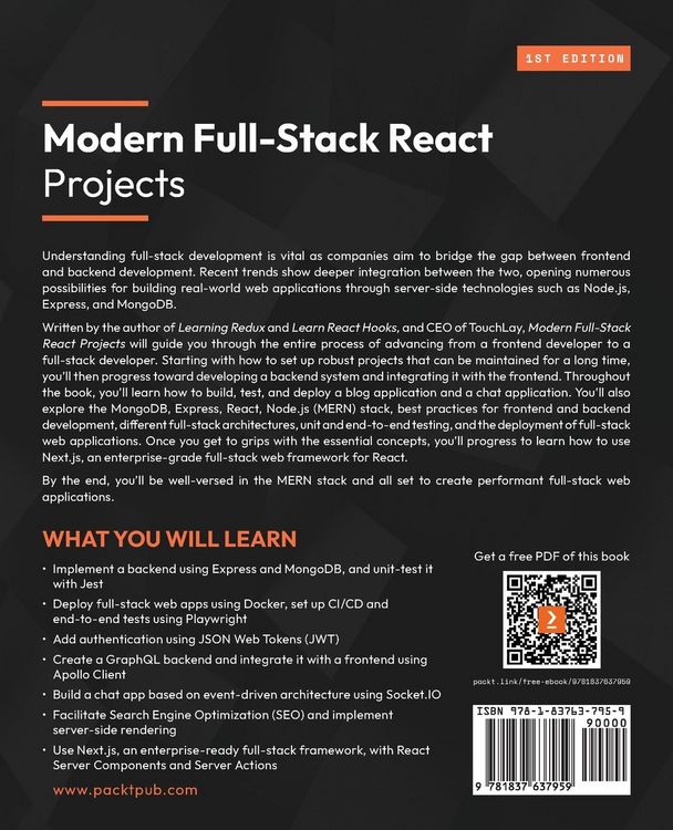 Produktbild: Modern Full-Stack React Projects