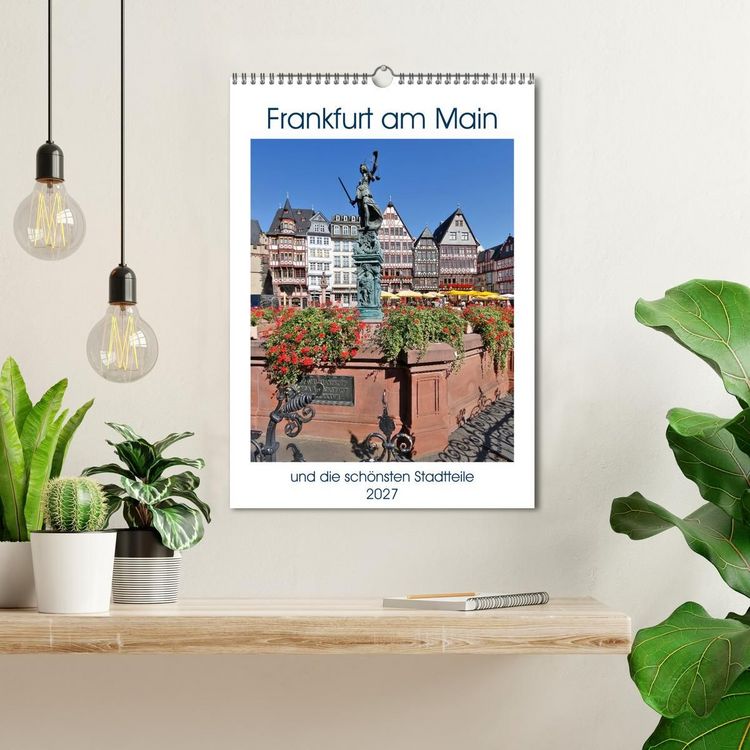 Produktbild: Frankfurt am Main und die sch&ouml;nsten Stadtteilen (Wandkalender 2027 DIN A3 hoch), CALVENDO Monatskalender