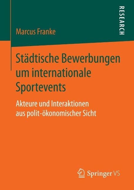 Produktbild: St&auml;dtische Bewerbungen um internationale Sportevents