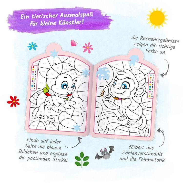 Produktbild: Tr&ouml;tsch Malen nach Zahlen 3. Level Malbuch