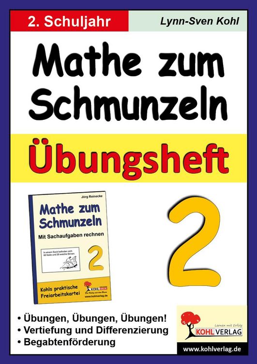 Produktbild: Mathe zum Schmunzeln - &Uuml;bungsheft, 2. Schuljahr