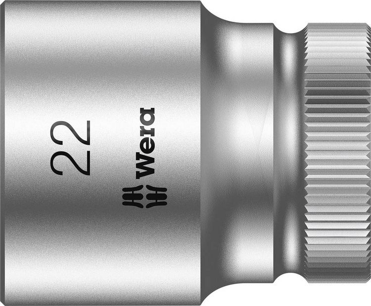 Produktbild: Wera 8790 HMC 05003613001 Au&szlig;en-Sechskant Steckschl&uuml;sseleinsatz 22mm 1/2\" (12.5 mm)