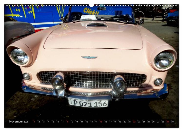 Produktbild: Auto-Legenden: FORD THUNDERBIRD (hochwertiger Premium Wandkalender 2026 DIN A2 quer), Kunstdruck in Hochglanz