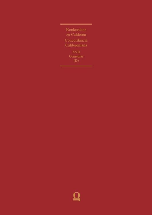 Produktbild: Concordancia Calderoniana / Konkordanz zu Calder&oacute;n