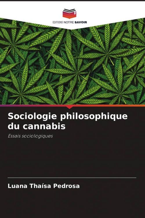 Produktbild: Sociologie philosophique du cannabis