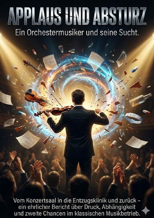 Produktbild: Applaus und Absturz: Ein Orchestermusiker und seine Sucht
