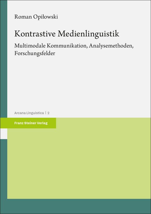 Produktbild: Kontrastive Medienlinguistik