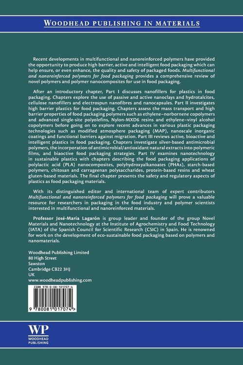 Produktbild: Multifunctional and Nanoreinforced Polymers for Food Packaging