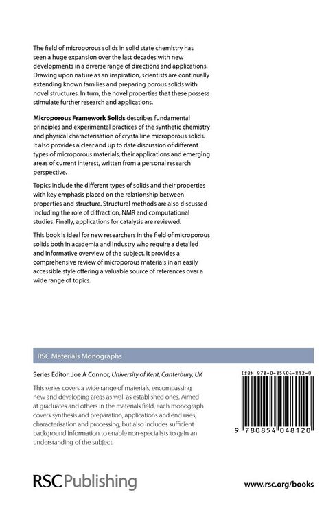 Produktbild: Microporous Framework Solids