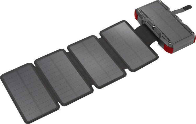 Produktbild: VOLTCRAFT VC-SPB-20.000 VC-14456835 Solar-Powerbank Ladestrom Solarzelle 3A 20000 mAh