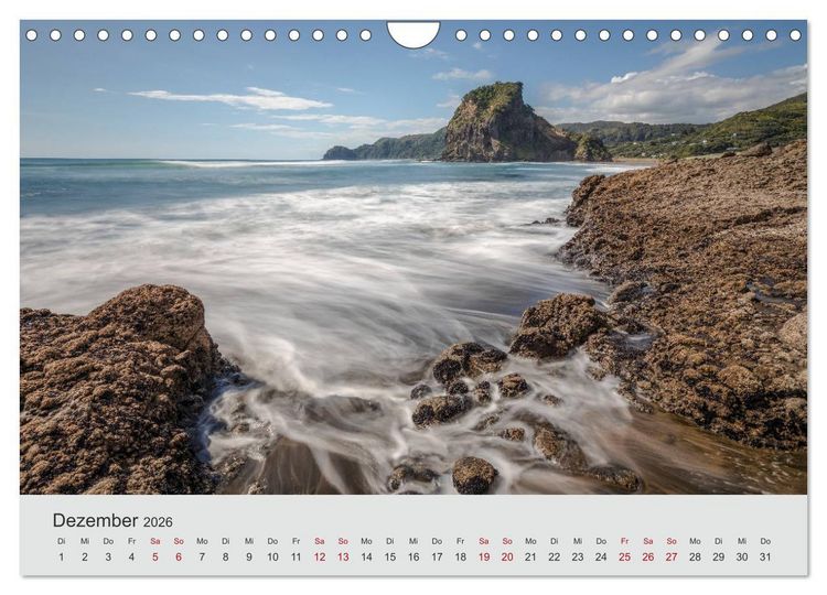 Produktbild: Neuseeland - Eine fotografische Rundreise von Nord nach S&uuml;d (Wandkalender 2026 DIN A4 quer), CALVENDO Monatskalender