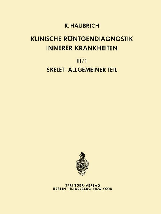 Produktbild: Klinische R&ouml;ntgendiagnostik Innerer Krankheiten