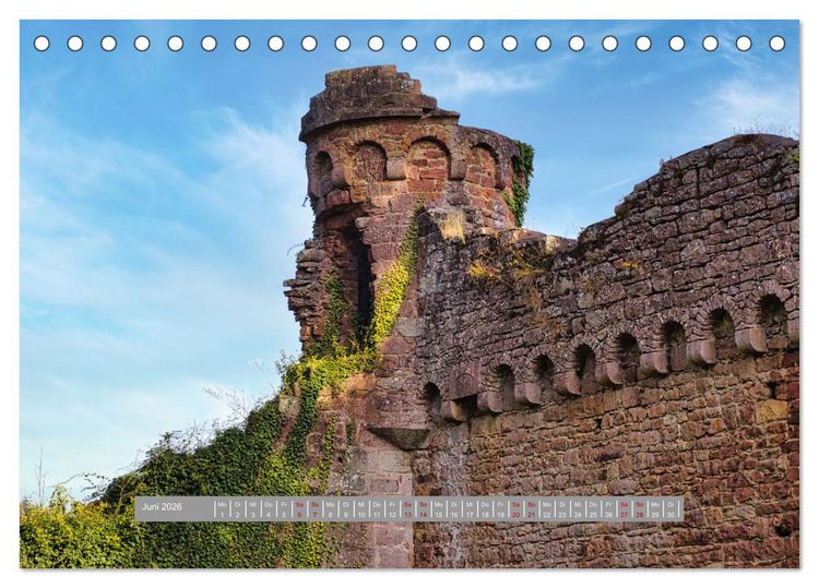 Produktbild: Burg Wildenberg (Tischkalender 2026 DIN A5 quer), CALVENDO Monatskalender