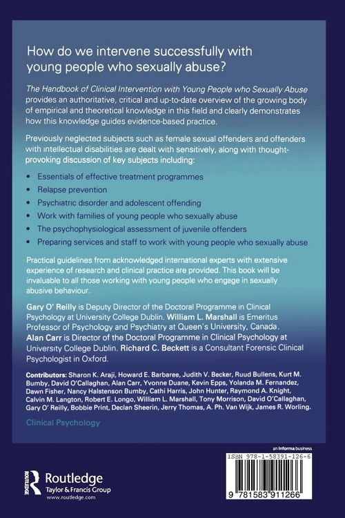 Produktbild: The Handbook of Clinical Intervention with Young People who Sexually Abuse
