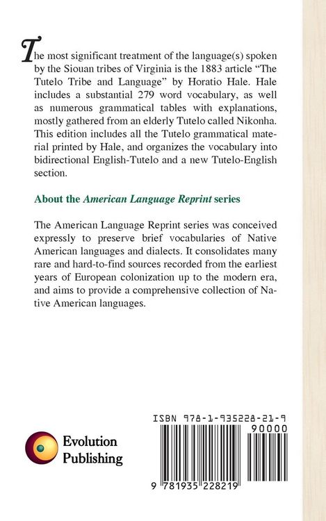 Produktbild: The Tutelo Language