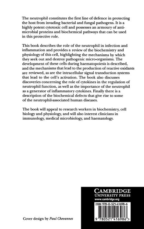 Produktbild: Biochemistry and Physiology of the Neutrophil