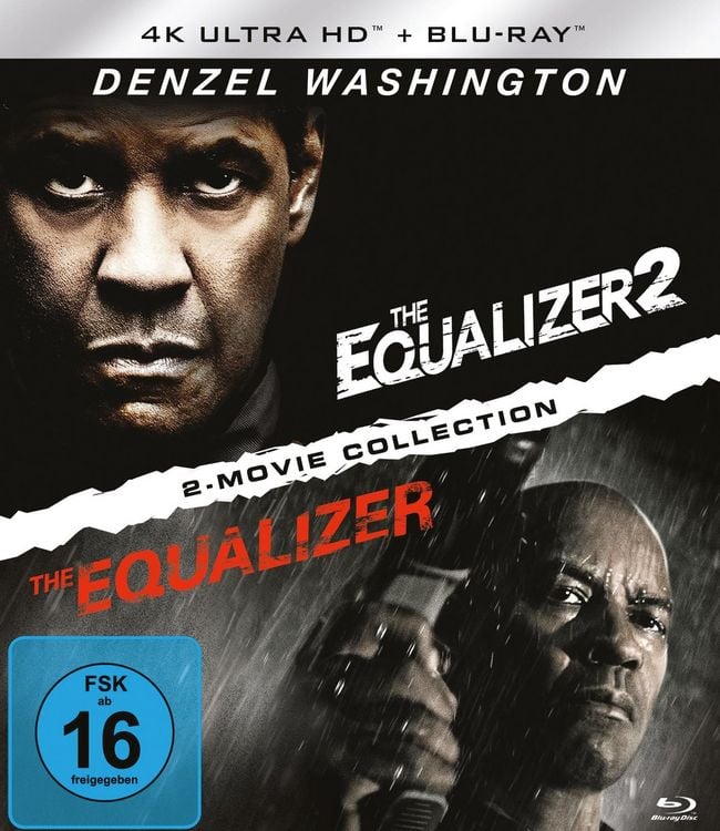 Produktbild: Equalizer 1 & 2 (2 4K Ultra HDs + 2 Blu-rays)