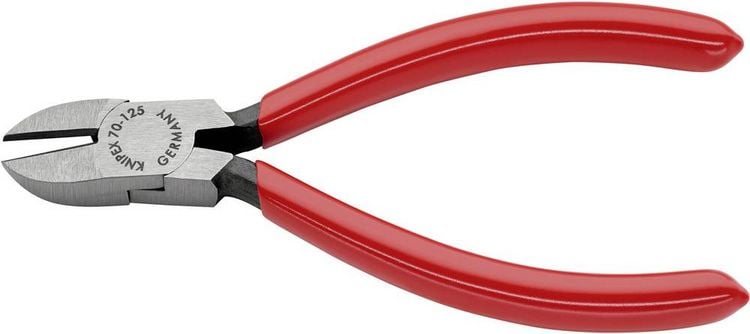 Produktbild: Knipex 70 01 125 Werkstatt Seitenschneider mit Facette 125mm