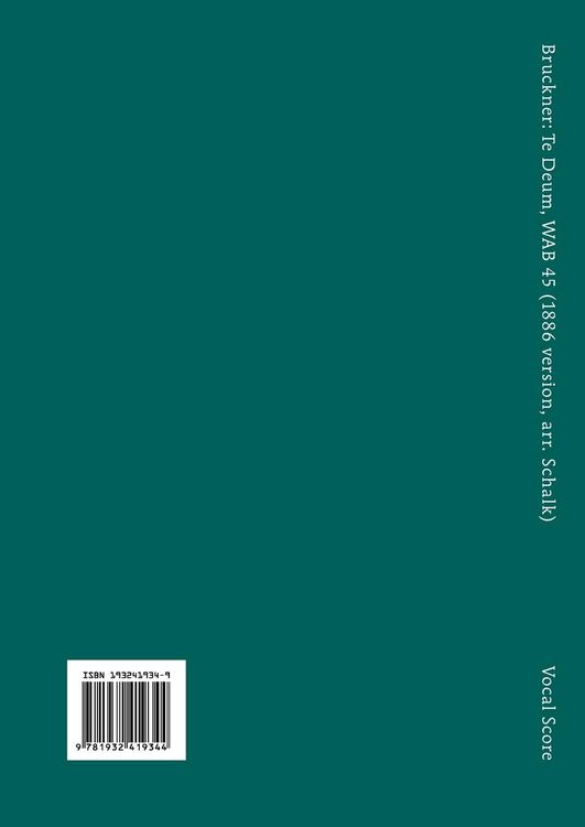 Produktbild: Te Deum, WAB 45