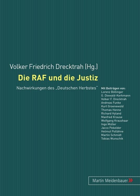 Produktbild: Die RAF und die Justiz