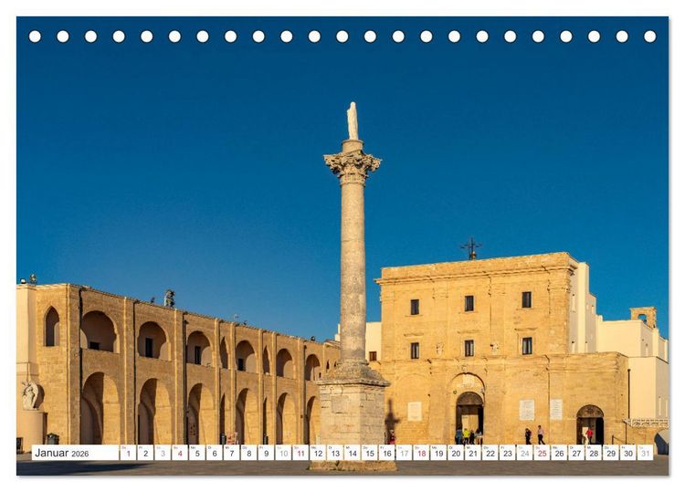 Produktbild: Italien - Apulien (Tischkalender 2026 DIN A5 quer), CALVENDO Monatskalender