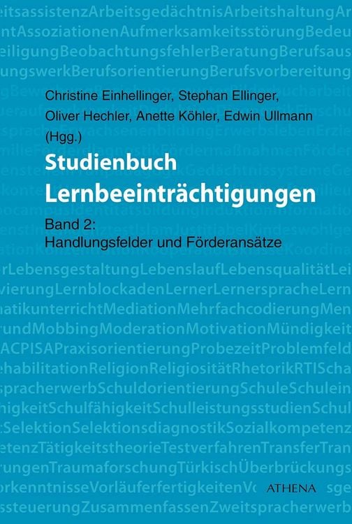 Bild vom Artikel Studienbuch Lernbeeinträchtigungen vom Autor Christine Einhellinger